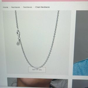 Pandora Cable chain necklace